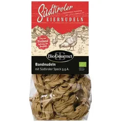 BioGourmet Bandnudeln mit Südtiroler Speck bio