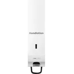 CWS Paradise Handlotion Slim Handlotionspender, Farbe: weiß, Aufdruck Handlotion, Maße: 328,8 x 80,6 x 110,4 mm, mit Panel