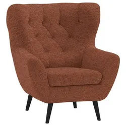 Stylife Sessel , Rostfarben , Textil , massiv , Uni , 87x101x95 cm , Fußauswahl, Stoffauswahl, erweiterbar (Typenauswahl) , Wohnzimmer, Sessel, Sonstige Sessel