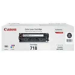 Canon 718BK Original Tonerkartusche Schwarz