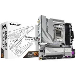 B650M AORUS ELITE AX ICE Mainboard - AMD B650 - AMD AM5 socket - DDR5 RAM - Micro-ATX