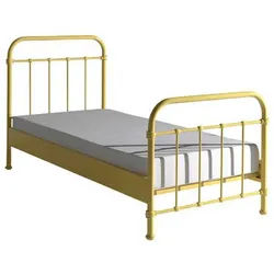 Mid.you Kinder-/Juniorbett , Gelb , Holzwerkstoff , 90x200 cm , Baby & Kindermöbel, Kinder- & Jugendzimmer, Kinderbetten, Kinder- & Jugendbetten