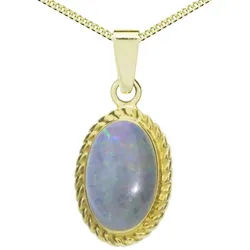 OSTSEE-SCHMUCK Kette mit Anhänger Ostsee-Schmuck Kette mit Anhänger Julie Kette mit Anhänger Julie (2-tlg) goldfarben 45 cm