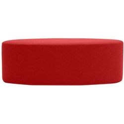 Softline Hocker Bon-Bon rot, Designer busk+hertzog, 33x100x40 cm