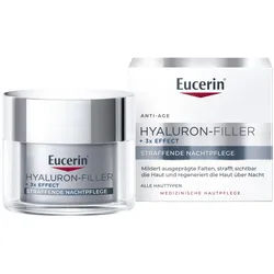 Eucerin® Hyaluron-Filler + 3x Effect Straffende Nachtpflege – Anti-Aging Nachtcreme mit Hyaluronsäure und Dexpanthenol für glattere Haut über Nacht Creme 50 ml Unisex 50 ml Creme