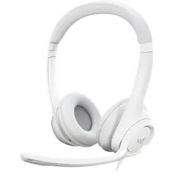 H390 USB Computer Headset - White