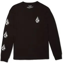 Volcom Kinder Longlseeve Iconic Stone schwarz - L