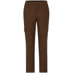 Le pantalon longueur chevilles coupe Barbara Peter Hahn marron