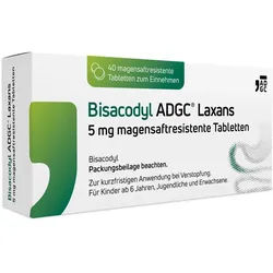 Bisacodyl ADGC Laxans 5 mg magensaftres. 40 St