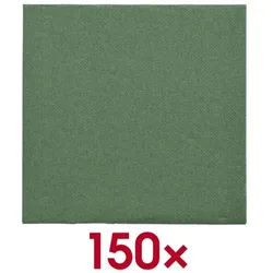 Papstar Papierservietten DAILY Collection 2-lagig 32 x 32 cm 150 Stück grün, 32x32 cm