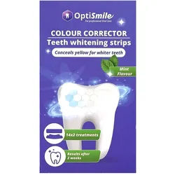 OptiSmile Colour Corrector Zahnaufhellungsstreifen - sichtbar weißere Zähne Streifen 28 St