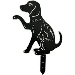 abc HOME Gartenstecker Katze, Hund, zwei Varianten, fluoreszierende Konturen fluoreszierende Konturen