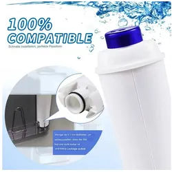 TronicXL Wasserfilter 6 Stück Filter für Delonghi DLSC002 ECAM ESAM SER3017 Filterkartusche, Zubehör für ECAM, ETAM, DLSC002, Aquasemi, Rhodesy, HG00100-RS, AquaCrest AQK-11, AquaHouse AH-CDE, SER3017, 5513292811, CFL-950B, CFL950, ESAM, BCO und EC Serien., Kaffeevollautomat Ersatzfilter ESAM ETAN BCO EC Serien Kartuschen weiß