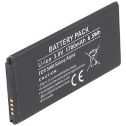 Galaxy ALPHA Akku EB-BG850G als Nachbau Akku von AccuCell mit 1700mAh