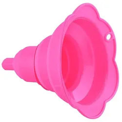 Kochblume Trichter Falttrichter, (Set), Platzsparend rosa