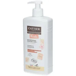 Cattier Kids 2 in 1 Shampoo & Dusche Körper und Haare Bio Eibischblüte