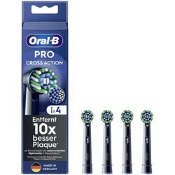 Oral-B Zahnbürstenaufsätze PRO Cross Action schwarz