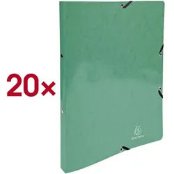 EXACOMPTA Ringbuch Iderama A4 »2 Ringe - 15 mm« grün, 25x32 cm