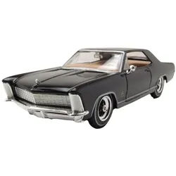 Maisto® Modellauto Buick Riviera 1965 schwarz, Maßstab 1:24 schwarz