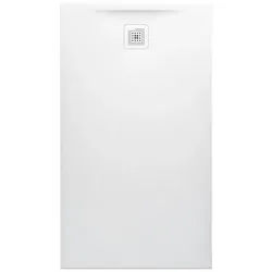 LAUFEN Pro Duschwanne H2129560000001 Marbond Ablauf kurze Seite weiss