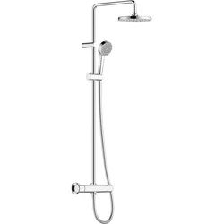 Duschsystem Hansabasic mit Thermostat, Kopfbrause 200 mm, chrom