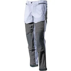 Maler Stretch-Bundhose "22079-605" Customized - 82C68 (EU 68) - weiß/anthrazit