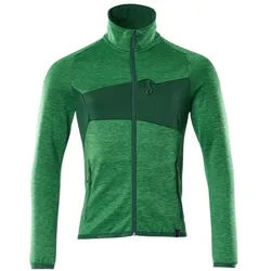 MASCOT Herren Fleecepullover mit Reißverschluss ACCELERATE Grasgrün / Grün 5XL - 18103-316-33303-5XL - Grasgrün / Grün