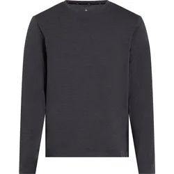 McKINLEY Longsleeve He.-Langarmshirt Hunu LS M MELANGE/BLACK NIGHT M (50)