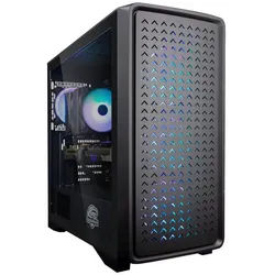 ONE GAMING Gaming PC IR035 Gaming-PC (Intel Core i5 12400F, Radeon RX 9060, 16 GB RAM, 480 GB SSD, Luftkühlung) schwarz