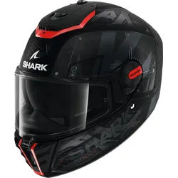 Shark Spartan RS Stingrey Helm, schwarz-grau-rot, Größe XL für Männer