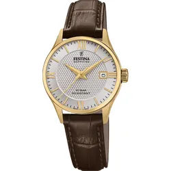 Festina Quarz Damen Klassik F20011/2 - grau,braun - 29mm