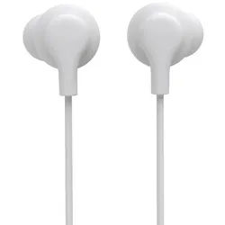 Hama Hama Curly In Ear Kopfhörer kabelgebunden Weiß Lautstärkeregelung T Kopfhörer weiß