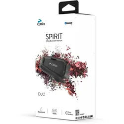 Cardo Spirit Duo Kommunikationssystem Doppelset, schwarz für Männer