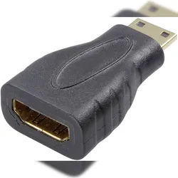 SpeaKa Professional SP-7869908 HDMI Adapter [1x HDMI-Stecker C Mini - 1x HDMI-Buchse] Schwarz vergol