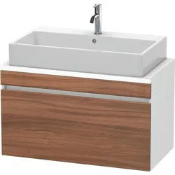 Duravit DuraStyle Konsolenwaschtischunterbau wandhängend Nussbaum & Weiß Matt 900x478x512 mm - DS530 DS530307918
