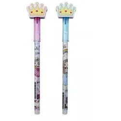 Bensia: Druckbleistift mit Radiergummi in Kronenform – Dream Girls – verschiedene Designs