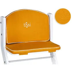 tiSsi Hochstuhleinlage , Dunkelorange , Uni , Füllung: Baumwollfüllung , 40x4x26 cm , Klettverschluss , Babymöbel & Kindermöbel, Babyzimmer, Hochstühle