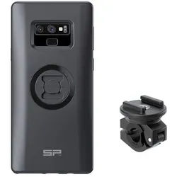 SP Connect Komplettpaket Moto Bundle am Rückspiegel montiert - Samsung Note 9