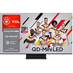 TCL 50MQLED85K QLED Mini LED-Fernseher (50 Zoll, 4K Ultra HD) schwarz