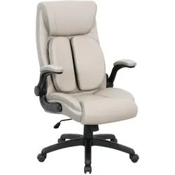 Cantus Chefsessel , Grau, Schwarz, Taupe , Metall, Kunststoff, Textil , Drehkreuz , 70x113-121x74 cm , Sitzfläche 360° drehbar, inklusive Armlehnen , Büromöbel, Bürostühle, Chefsessel