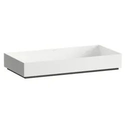 Laufen METAPHOR Waschtisch-Schale H512ME77571121 750x375x115 mm, ohne Armaturenbank, ohne Hahnloch, ohne Überlauf, Weiß matt