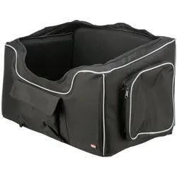 TRIXIE Hunde-Autositz Autositz Midi - schwarz/grau - 56 × 37 × 36 cm grau|schwarz