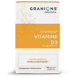 Laboratoire des Granions® Pflanzliches Vitamin D3 10 μg