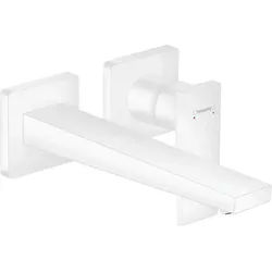 Hansgrohe 2-Loch Waschtischarmatur Unterputz Metropol F-Set mattweiss langer Ausl., 32526700 32526700