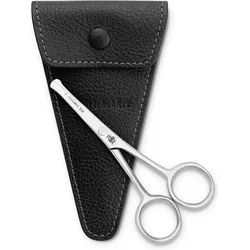 Störtebekker Bartschere für den perfekten Bartschnitt (11,4 cm), (liegt gut in der Hand, müheloses Schneiden), bringt deinen Bart in Form schwarz
