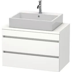 Duravit DuraStyle Waschtischunterschrank für Konsole compact, 2 Schubkästen, 800mm, DS530707373, Farbe: Tessiner Kirschbaum