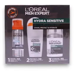 L'Oreal Deutschland Hautpflege-Set Reise-Set : Men Expert Alkoholfreie Creme