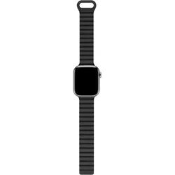 DECODED Smartwatch-Armband Silicone Magnet Traction Loop Strap 38/40/41mm schwarz