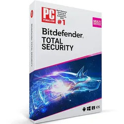 Bitdefender Total Security 2026 | 5 Geräte / 2 Jahre | Sofortdownload + Produ...