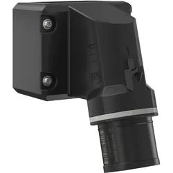 Walther Electric FW714312SK CEE NEO Wandgerätestecker schräg, 16A, 3P, 12h, IP54 mit Schraubtechnik und drehbarem Boden